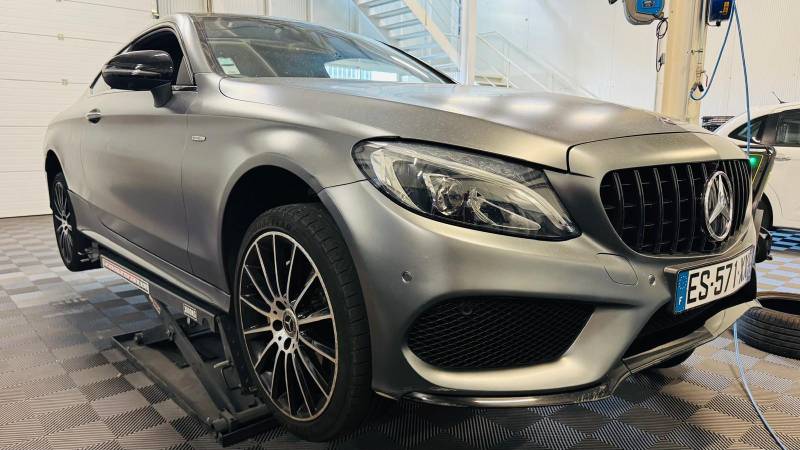 Réparation des jantes alu bi-ton fissurées sur Mercedes AMG à Marseille et Gémenos