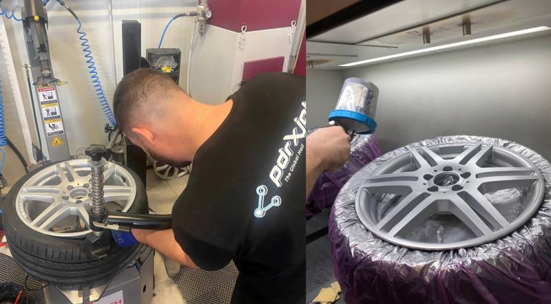 Jante Mercedes classe C reconditionnée à neuf