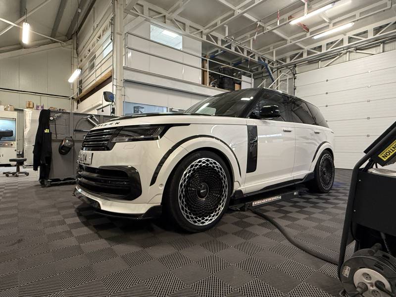 Réparation jante alu range rover 