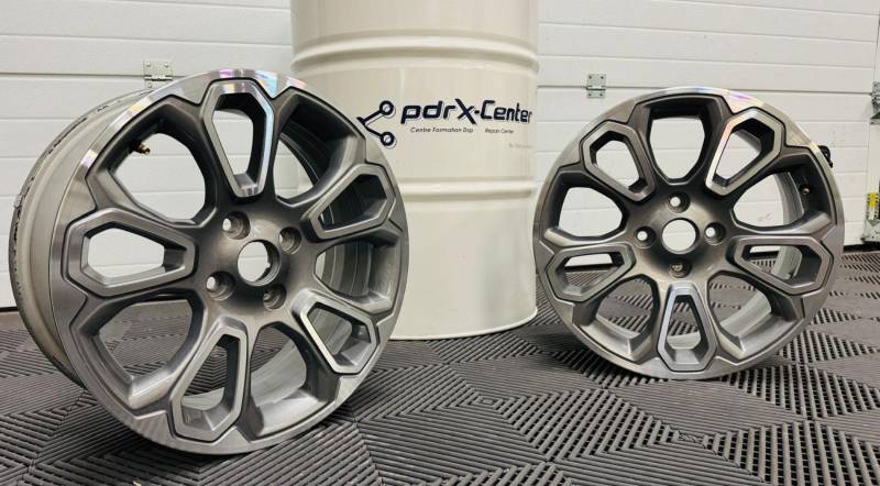 Après Réparation de jante alu pour un client de Aix en Provence