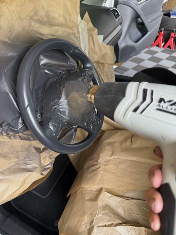 rénovation volant cuir bmw